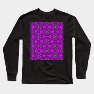 Purple flower pattern Long Sleeve T-Shirt